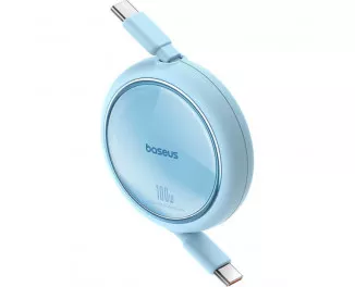 Кабель USB Type-C > USB Type-C Baseus Free2Draw Mini Retractable Charging Cable 100W 1.0 m (P10364500311-00) Galaxy Blue