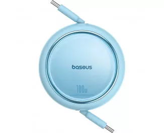 Кабель USB Type-C > USB Type-C Baseus Free2Draw Mini Retractable Charging Cable 100W 1.0 m (P10364500311-00) Galaxy Blue