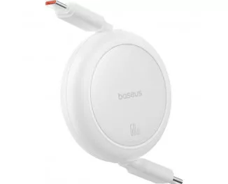 Кабель USB Type-C > USB Type-C Baseus Free2Pull Mini Charging Cable 60W 1.0 m (P10364500211-01) Moon White