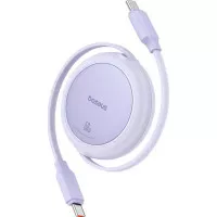 Кабель USB Type-C > USB Type-C Baseus Free2Pull Mini Charging Cable 60W 1.0 m (P10364500511-01) Nebula Purple