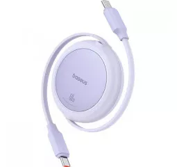Кабель USB Type-C > USB Type-C Baseus Free2Pull Mini Charging Cable 60W 1.0 m (P10364500511-01) Nebula Purple