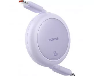 Кабель USB Type-C > USB Type-C Baseus Free2Pull Mini Charging Cable 60W 1.0 m (P10364500511-01) Nebula Purple