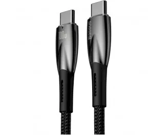 Кабель USB Type-C > USB Type-C Baseus Glimmer Series Fast Charging Data Cable 100W 2.0 m (CADH000801) Black