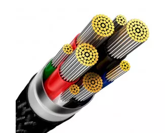 Кабель USB Type-C > USB Type-C Baseus Glimmer Series Fast Charging Data Cable 100W 2.0 m (CADH000801) Black