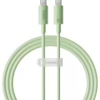 Кабель USB Type-C > USB Type-C Baseus Habitat Series Fast Charging Cable 100W 1.0 m (P10360202631-00) Natural Green