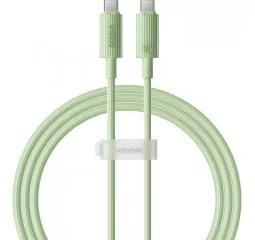Кабель USB Type-C > USB Type-C Baseus Habitat Series Fast Charging Cable 100W 1.0 m (P10360202631-00) Natural Green