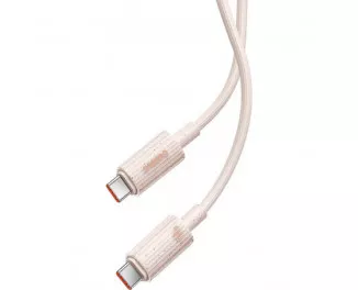 Кабель USB Type-C > USB Type-C Baseus Habitat Series Fast Charging Cable 100W 2.0 m (P10360202421-01) Wheat Pink