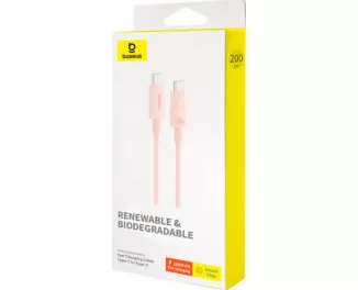 Кабель USB Type-C > USB Type-C Baseus Habitat Series Fast Charging Cable 100W 2.0 m (P10360202421-01) Wheat Pink