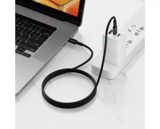 Кабель USB Type-C > USB Type-C  Baseus High Density Braided Fast Charging Data Cable 100W 2.0m (CATGD-A01) Black