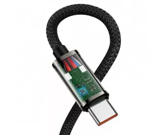 Кабель USB Type-C > USB Type-C Baseus Legend Series Elbow Fast Charging Data Cable 5A 100W 1.0m (CATCS-01) Black