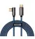 Кабель USB Type-C > USB Type-C Baseus Legend Series Elbow Fast Charging Data Cable 5A 100W 2.0m (CACS000703) Blue