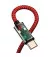 Кабель USB Type-C > USB Type-C  Baseus Legend Series Elbow Fast Charging Data Cable 5A 100W 2.0m (CACS000709) Red