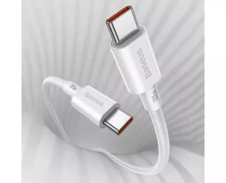 Кабель USB Type-C > USB Type-C Baseus Superior Series 100W 2.0m (CATYS-C02) White