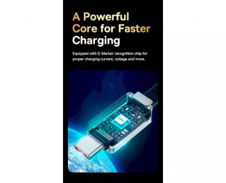 Кабель USB Type-C > USB Type-C Baseus Unbreakable Series Fast Charging Data Cable 100W 2.0 m (P10355800111-01) Cluster Black