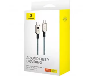 Кабель USB Type-C > USB Type-C Baseus Unbreakable Series Fast Charging Data Cable 100W 2.0 m (P10355800221-01) Stellar White