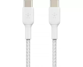Кабель USB Type-C > USB Type-C Belkin 2м 60Вт Type-C White (CAB004BT2MWH)