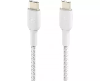 Кабель USB Type-C > USB Type-C Belkin 2м 60Вт Type-C White (CAB004BT2MWH)