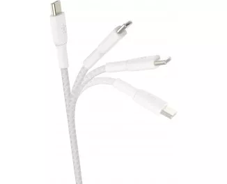 Кабель USB Type-C > USB Type-C Belkin 2м 60Вт Type-C White (CAB004BT2MWH)