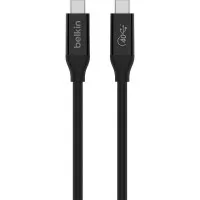 Кабель USB Type-C > USB Type-C  Belkin 40Gbps 100W 0.8m Black (INZ001BT0.8MBK)