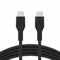 Кабель USB Type-C > USB Type-C  Belkin Boost Up Charge Flex 60W 2.0m (CAB009BT2MBK) Black