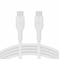 Кабель USB Type-C > USB Type-C Belkin Boost Up Charge Flex 60W 2.0m (CAB009BT2MWH) White