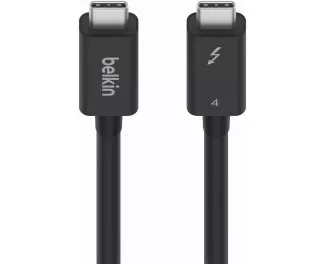 Кабель USB Type-C > USB Type-C Belkin Connect Thunderbolt 4 2m Black (INZ002BT2MBK)
