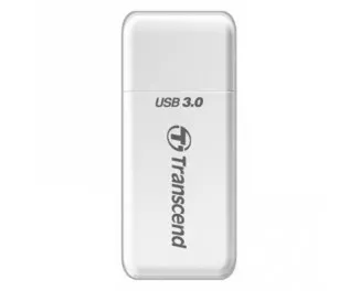 Кардридер Transcend USB 3.1 Type-A > microSD/SD Белый