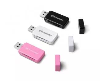 Кардридер Transcend USB 3.1 Type-A > microSD/SD Чёрный