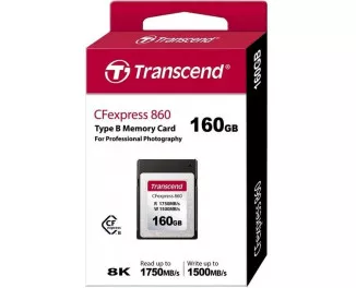 Карта пам'яті CFExpress 160Gb Transcend Transcend 860 Type B (TS160GCFE860)