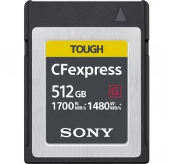 Карта памяти CFExpress 512Gb Sony Tough Type B (CEBG512.SYM)