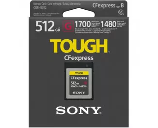 Карта памяти CFExpress 512Gb Sony Tough Type B (CEBG512.SYM)