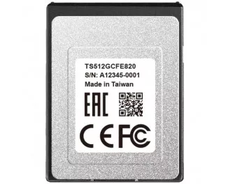 Карта памяти CFExpress 512Gb Transcend 820 Type B (TS512GCFE820)