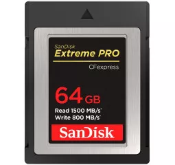 Карта памяти CFExpress 64Gb SanDisk Extreme PRO Type B (SDCFE-064G-GN4NN)