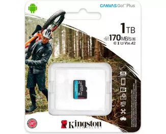 Карта памяти microSD 1 TB Kingston Canvas Go! Plus U3 A2 (SDCG3/1TBSP)