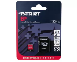 Карта памяти microSD 1 TB Patriot EP A1 + SD адаптер (PEF1TBEP31MCX)