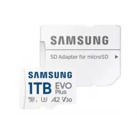 Карта пам'яті microSD 1 TB Samsung EVO Plus Class 10 UHS-I U3 + SD адаптер (MB-MC1T0SA)