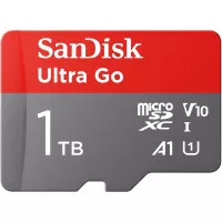 Карта памяти microSD 1 TB SanDisk Ultra Go UHS-1 A1 class 10 + SD адаптер (SDSQUVC-1T00-GZ6MA)