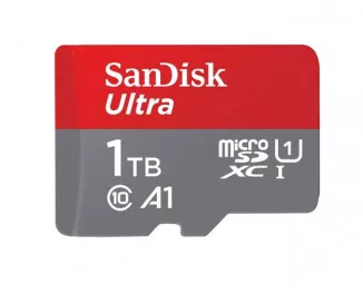 Карта пам'яті microSD 1 TB SanDisk Ultra UHS-I A1 SDSQUAC-1T00-GN6MN, SDSQUA4-1T00-GN6MN