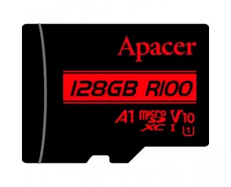 Карта пам'яті microSD 128Gb Apacer MicroSDHC UHS-I Class 10 (AP128GMCSX10UB-RA)