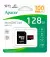 Карта пам'яті microSD 128Gb Apacer MicroSDHC UHS-I Class 10 (AP128GMCSX10UB-RA) + SD адаптер