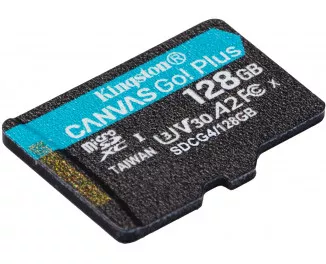 Карта памяти microSD 128Gb Kingston Canvas Go! Plus C10 UHS-I U3 A2 V30 (SDCG4/128GBSP)