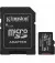 Карта пам'яті microSD 128Gb Kingston Canvas Select Plus Gen3 C10 UHS-I A1 V10 + SD адаптер (SDCS3/128GB)