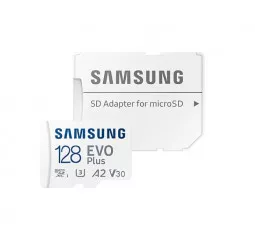 Карта пам'яті microSD 128Gb Samsung EVO Plus C10 UHS-I + SD адаптер (MB-MC128SA/EU)