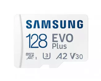 Карта памяти microSD 128Gb Samsung EVO Plus C10 UHS-I + SD адаптер (MB-MC128SA/EU)
