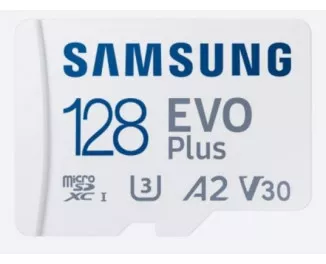 Карта памяти microSD 128Gb Samsung EVO Plus C10 UHS-I + SD адаптер (MB-MC128SA/EU)
