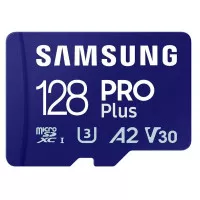 Карта пам'яті microSD 128GB Samsung Pro Plus 10 UHS-I V30 U3 A2 + SD-adapter (MB-MD128SA/EU)