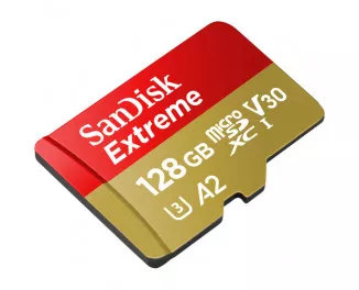 Карта пам'яті microSD 128Gb SanDisk Extreme For Mobile Gaming A2 128Gb class 10 V30 (SDSQXAA-128G-GN6GN)