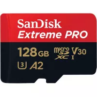 Карта пам'яті microSD 128Gb SanDisk Extreme Pro UHS-I U3 + SD адаптер (SDSQXCD-128G-GN6MA)