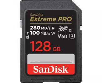 Карта памяти microSD 128Gb SanDisk Extreme PRO V60 UHS-II S(SDSDXEP-128G-GN4IN)