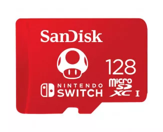 Карта пам'яті microSD 128Gb SanDisk For Nintendo Switch (SDSQXAO-128G-GN3ZN)